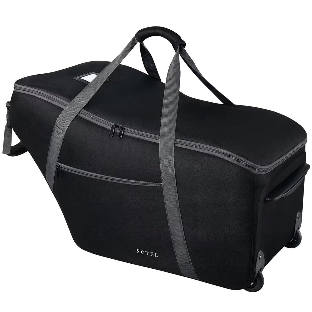 SCTEL Car Seat Travel Bag For Airplane Fits Chicco KeyFit 30, UPPAbaby MESA